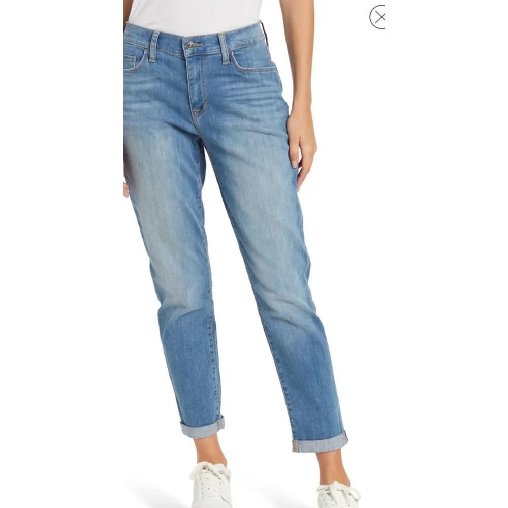 Hudson Jeans Natalie Midrise Slim Boyfriend Blue Jeans Size 26